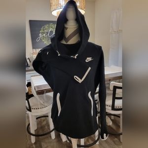 NIKE COWL NECK SWEATER SIZE LARGE BLACK